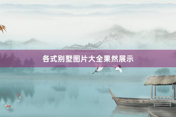 各式别墅图片大全果然展示